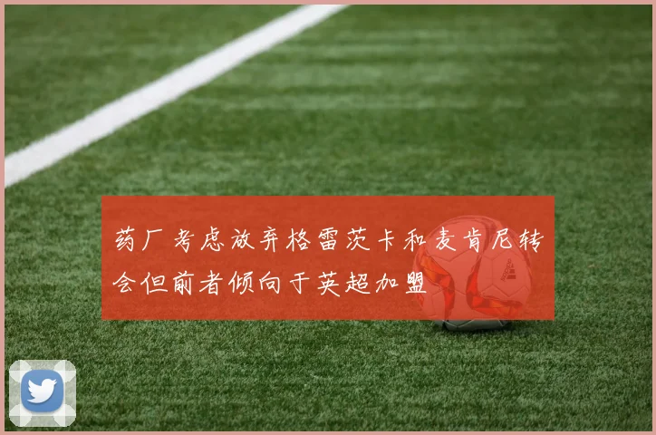 药厂考虑放弃格雷茨卡和麦肯尼转会但前者倾向于英超加盟